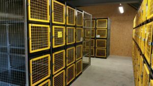 HC Den Bosch Tassenlockers voor de keepers bij HC Den Bosch